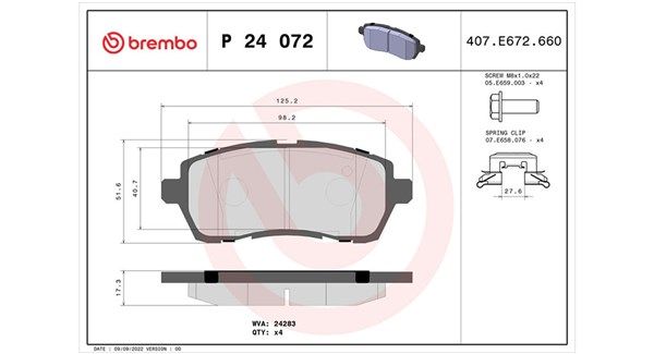 MAGNETI MARELLI Комплект тормозных колодок, дисковый тормоз 363700424072